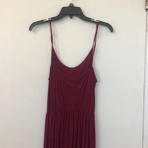 H&M burgundy maxi dress